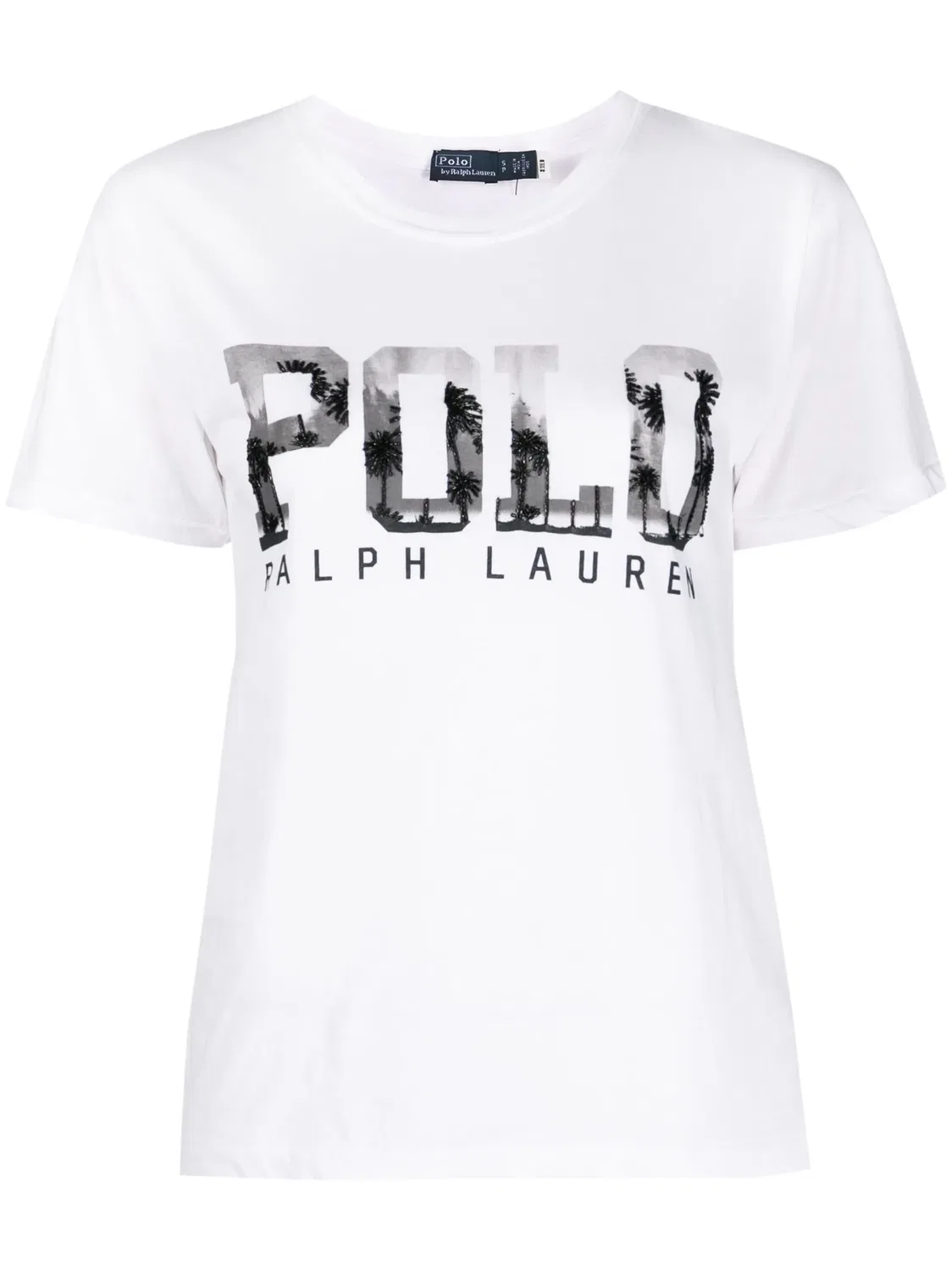 Футболка с Логотипом из Хлопка Polo Ralph Lauren, белый