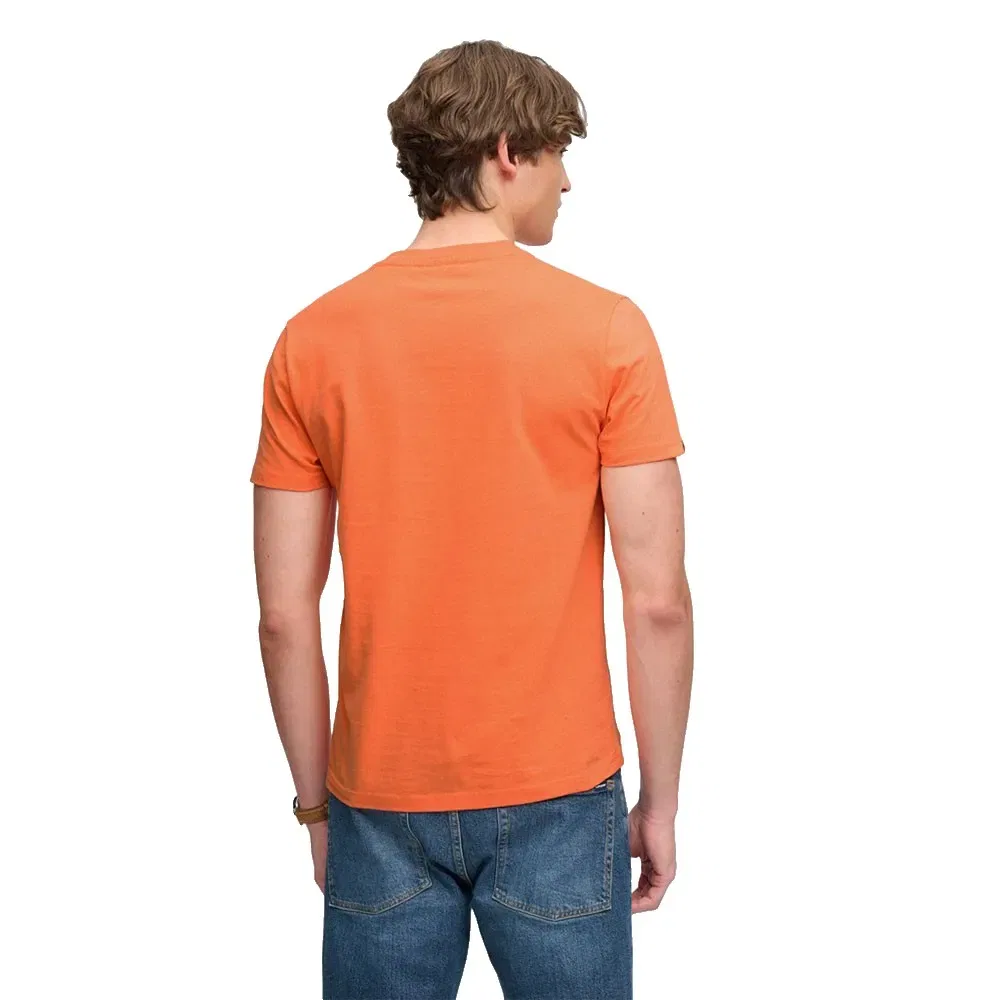 Мужская футболка с коротким рукавом Essential Company Logo Superdry, Orange — фото 2
