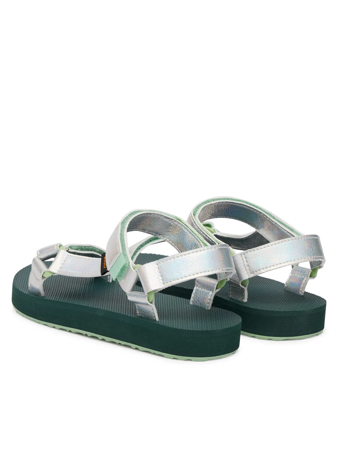 Сандалии для девочки Original Universal Shine Teva, серебристый — фото 3