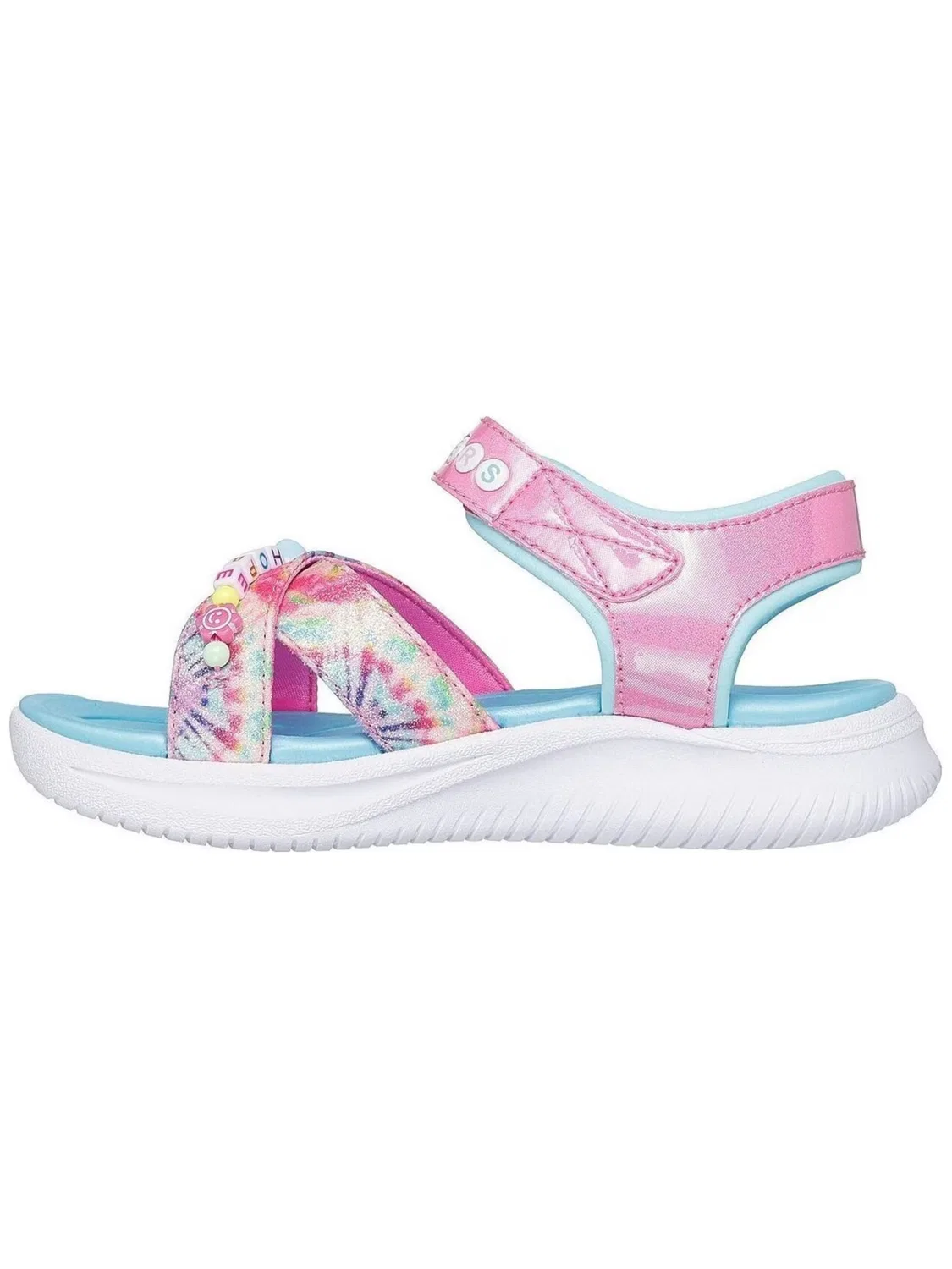 Сандалии SKECHERS Skechers Jumpsters Sandal - Tie Dye Bf в розовом цвете — фото 4