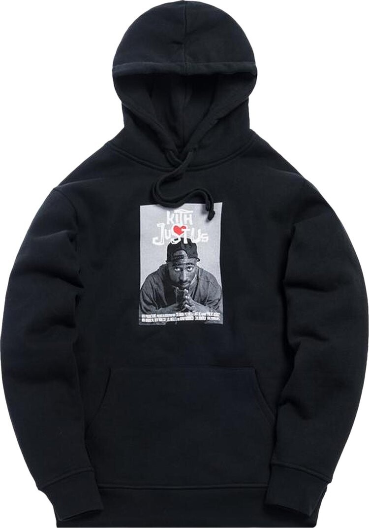 

Худи Kith x Poetic Justice Hoodie 'Black', черный