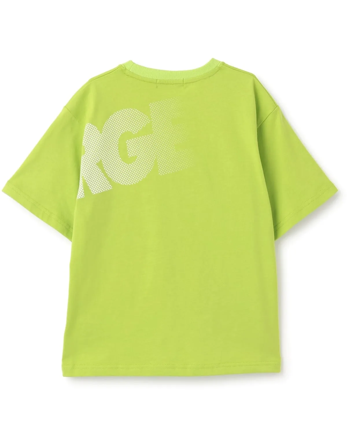 Детская футболка с градиентным лого XLARGE KIDS желто-зеленая — фото 2