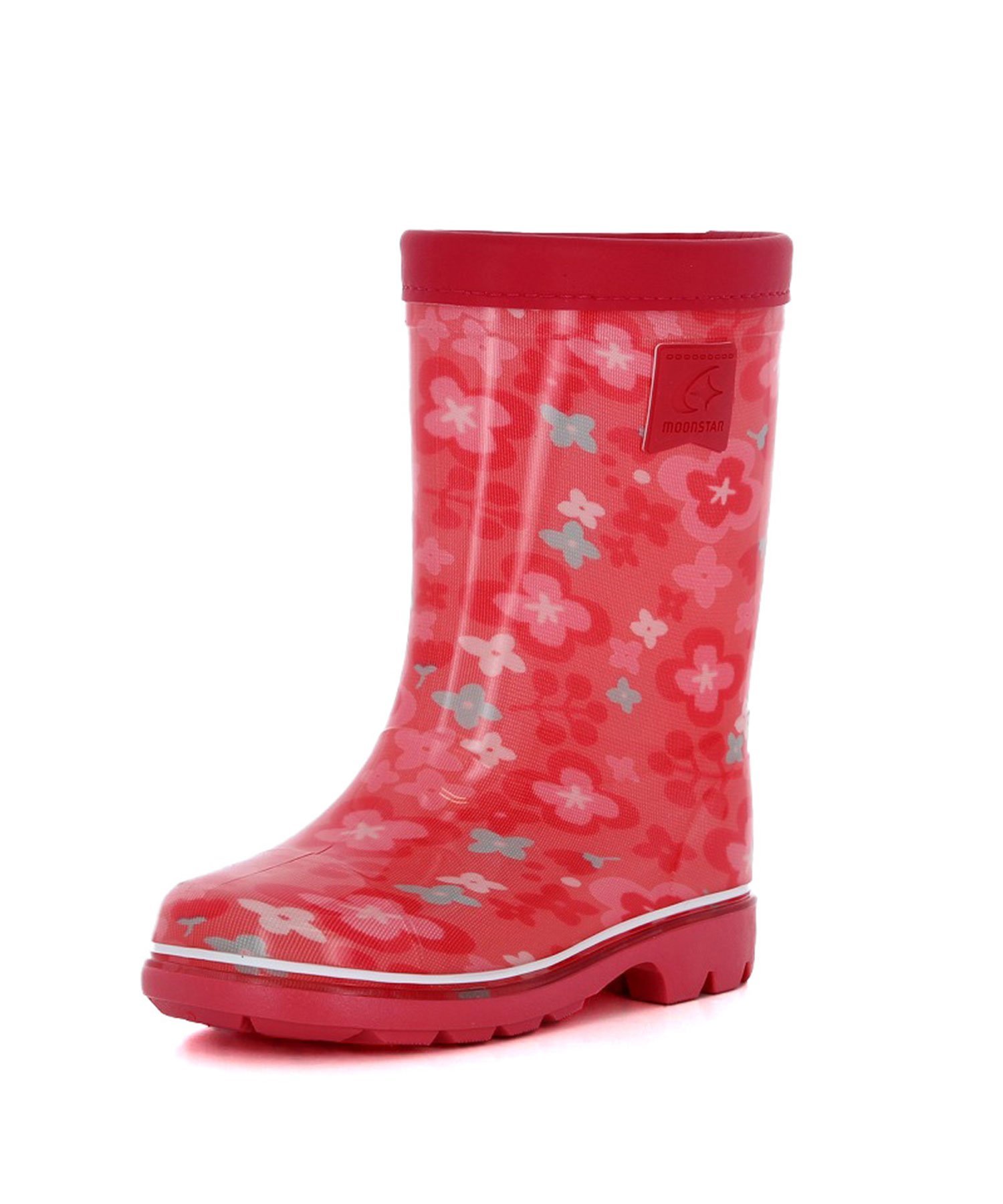 Детские резиновые сапоги MS RB C65 розового цвета Moonstar, pink