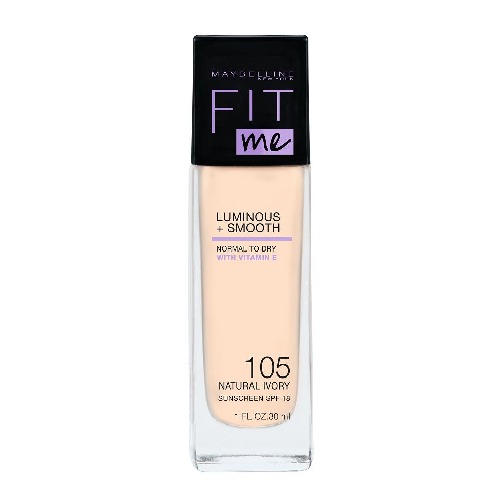 

Жидкая основа fit me luminous + smooth foundation Maybelline New York, цвет nr. 105, 30 мл