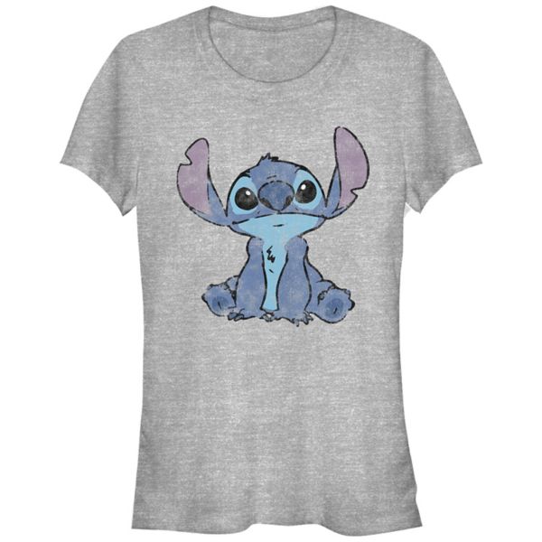 

Футболка Lilo & Stitch с принтом Stitch в винтажном стиле для девочек Disney, серый
