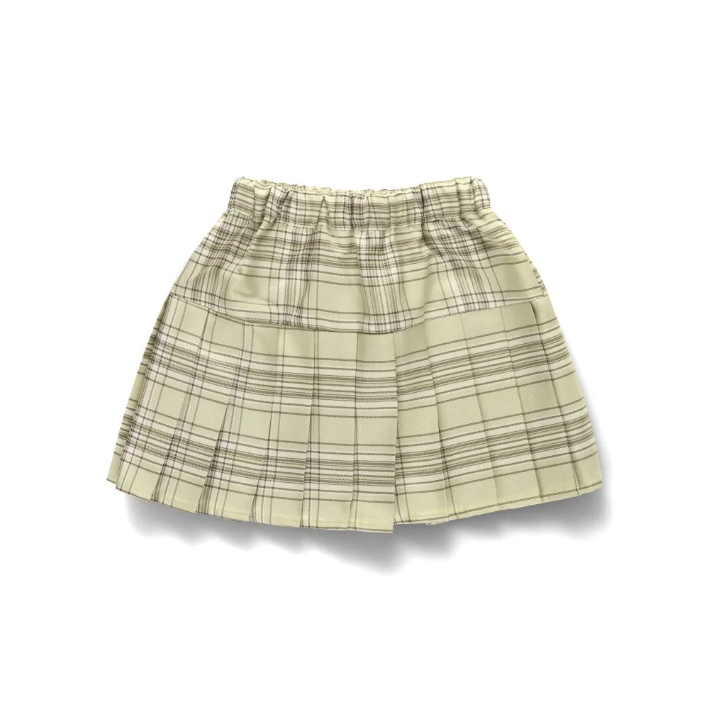 Плиссированная юбка в клетку Branshes, beige — фото 2
