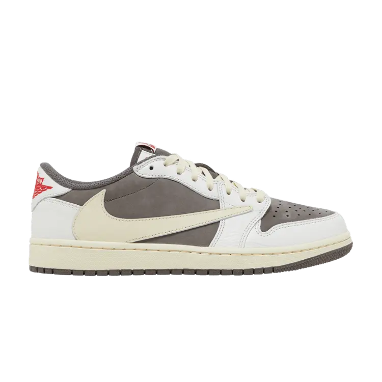 

Кроссовки Air Jordan Travis Scott x Air Jordan 1 Retro Low OG 'Reverse Mocha' Sample, белый