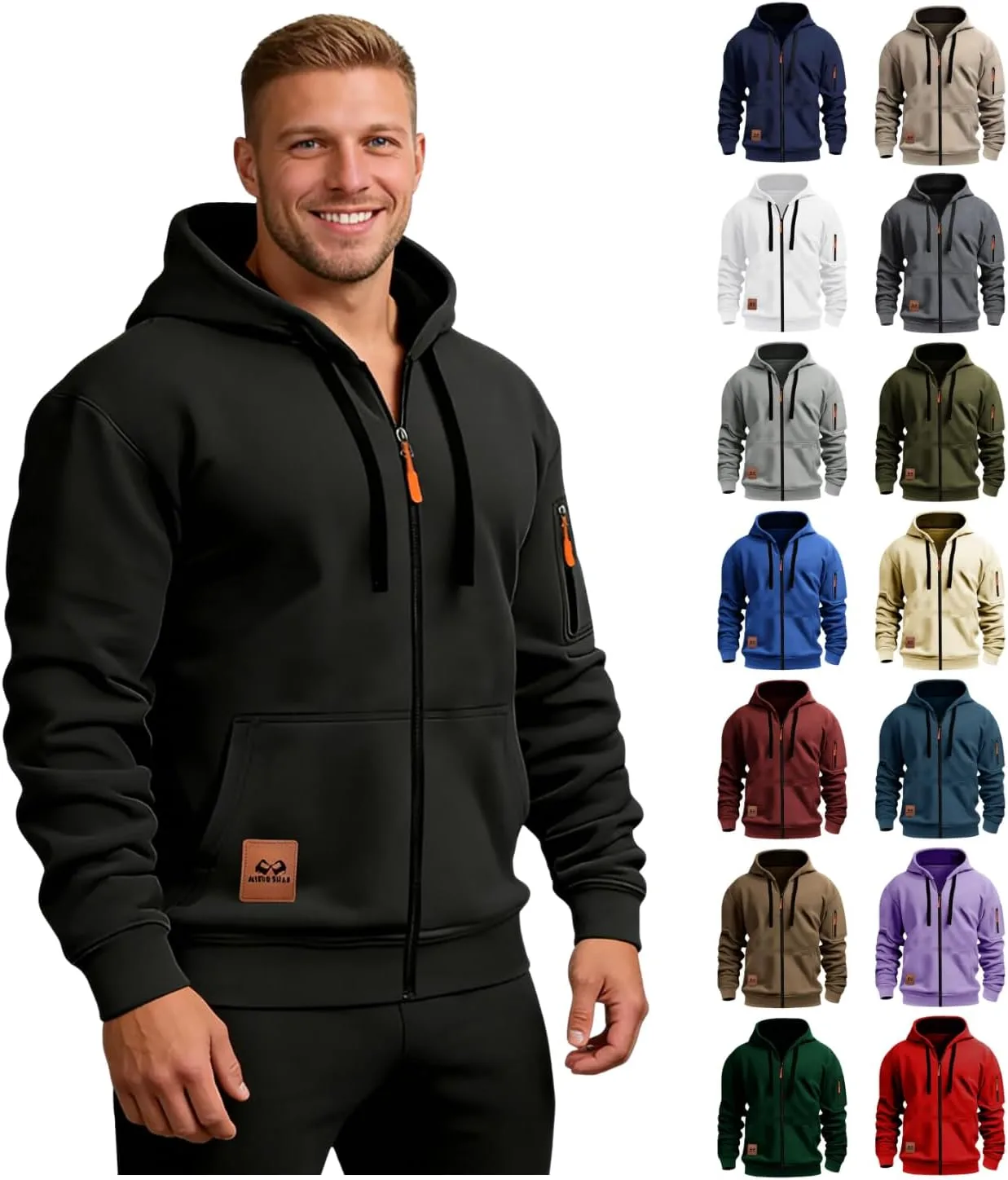 

Толстовка с капюшоном Color Block для мужчин OSFVNOXV