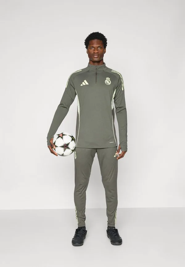 Тренировочные штаны real madrid 25/26 tiro25 для соревнований, клубная одежда Adidas Performance, Utility Grey — фото 2
