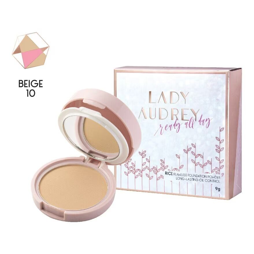 

Lady Audrey Рисовая пудра Flawless Foundation 9г. 10, BEIGE
