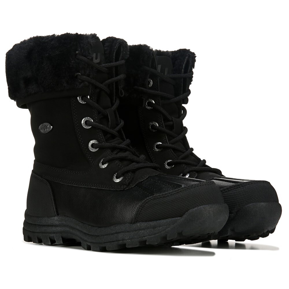 

Женские зимние ботинки на шнуровке Tambora Lugz, черный