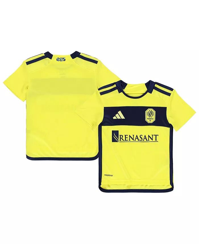 

Желтая майка команды Nashville SC 2024 AEROREADY для малышей adidas