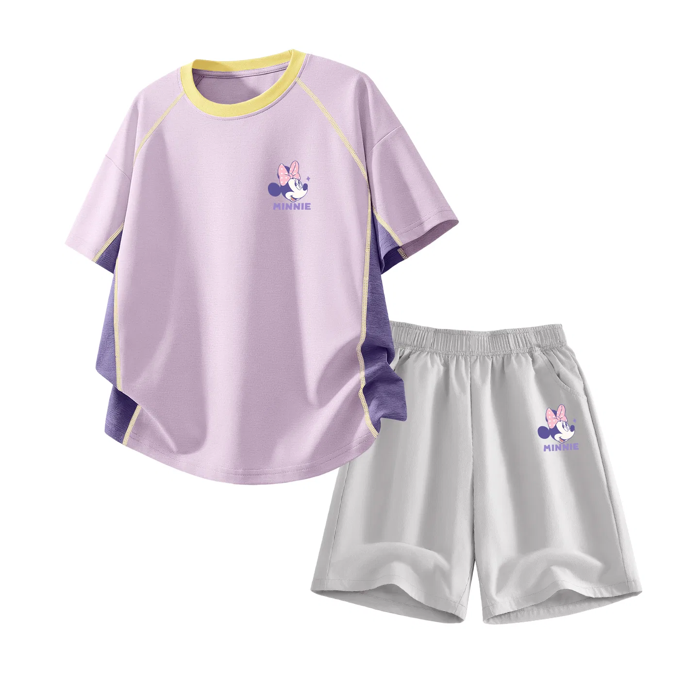 Детский спортивный костюм Disney Casual Sportswear серо-фиолетовый — фото 4