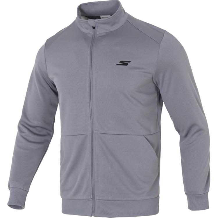 

Skechers Куртка спортивная мужская серая, Gray-05CQ
