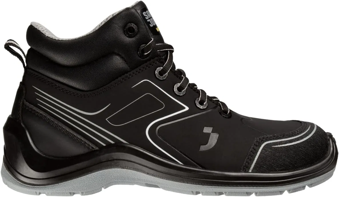 Кроссовки защитные высокие S3 SAFETY JOGGER, черные