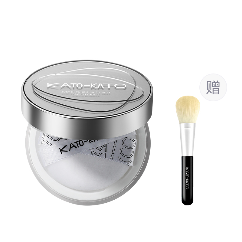 

KATO Just Right Soft Focus рассыпчатая пудра для выравнивания тона кожи 6,5г KATO-KATO, (new upgrade) perfect match soft focus loose powder, includes loose power brush (suitable for dry to combination skin)