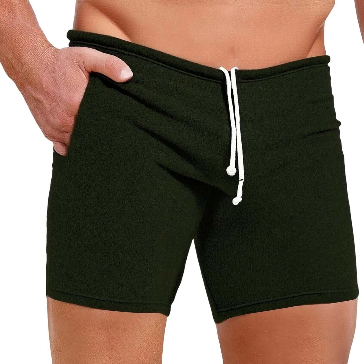 Мужские шорты Ribbed Athletic, Army Green