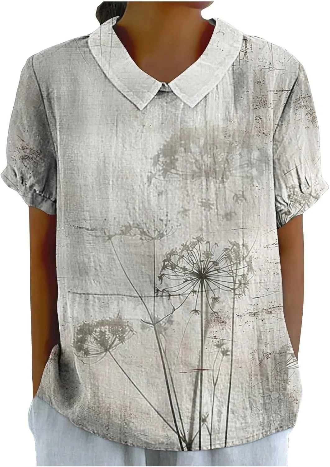 

Летние топы для женщин 2024 Plus Size Line Tops Casual с коротким рукавом