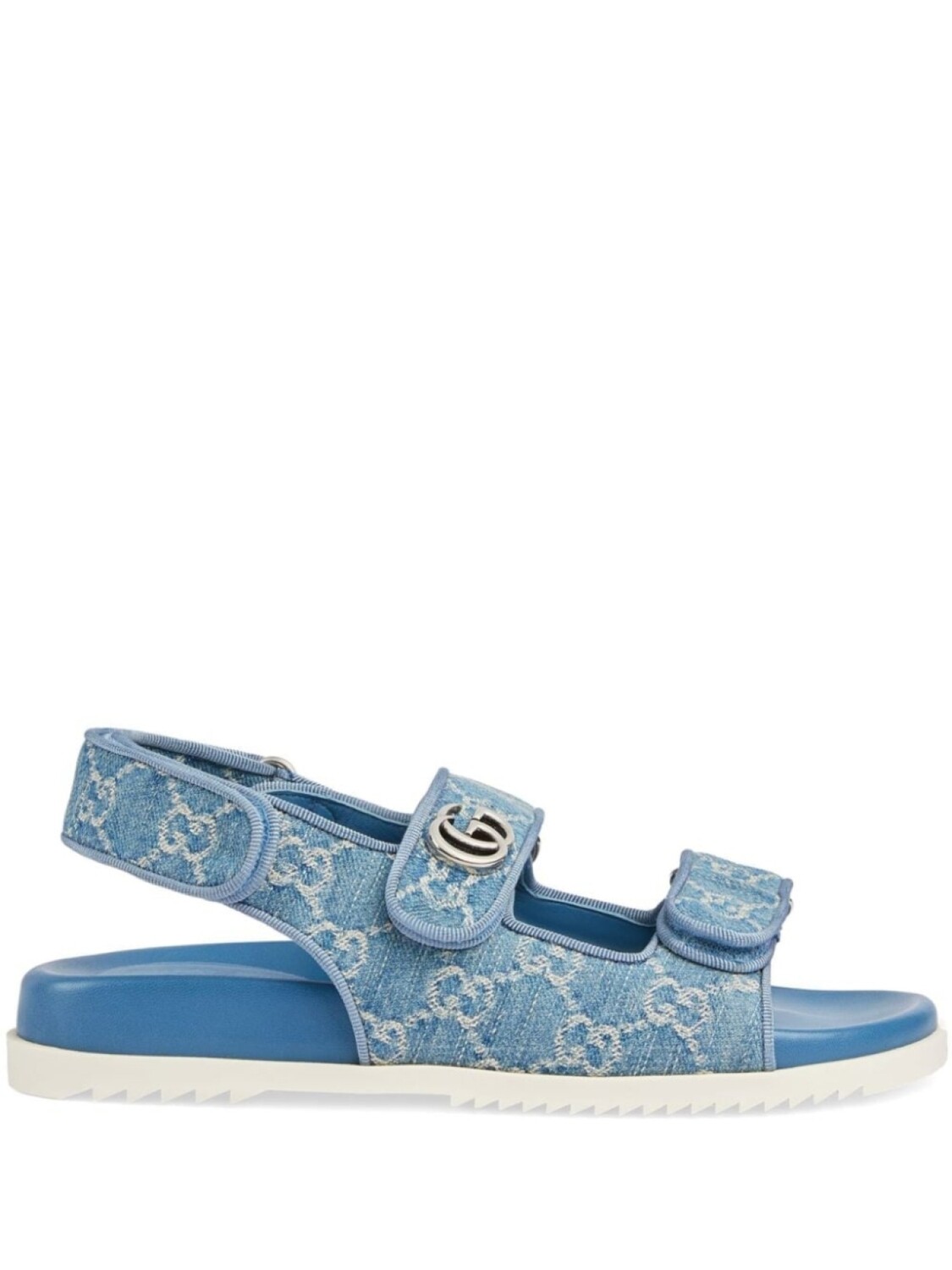 

Gucci джинсовые босоножки с логотипом, синий