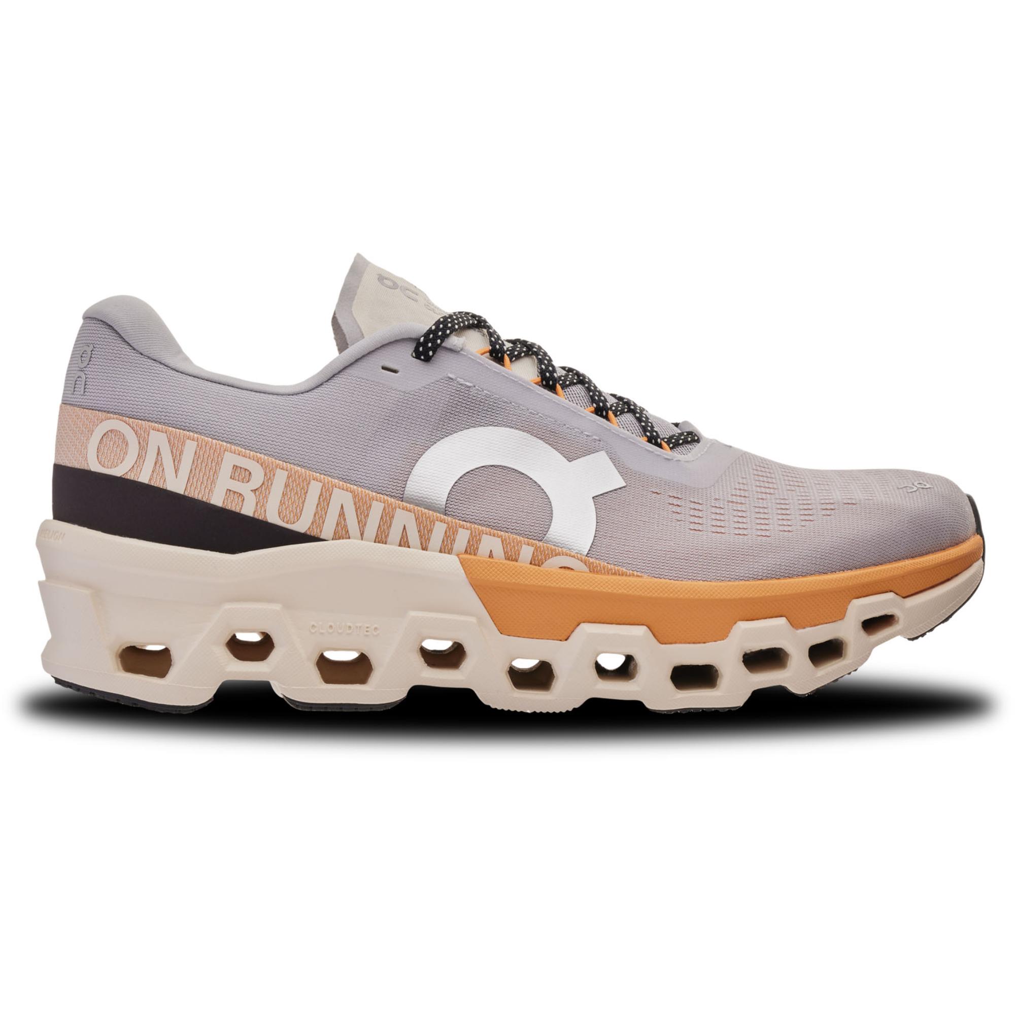 Мужские беговые кроссовки Cloudmonster 2 On, Glacier/Tangerine