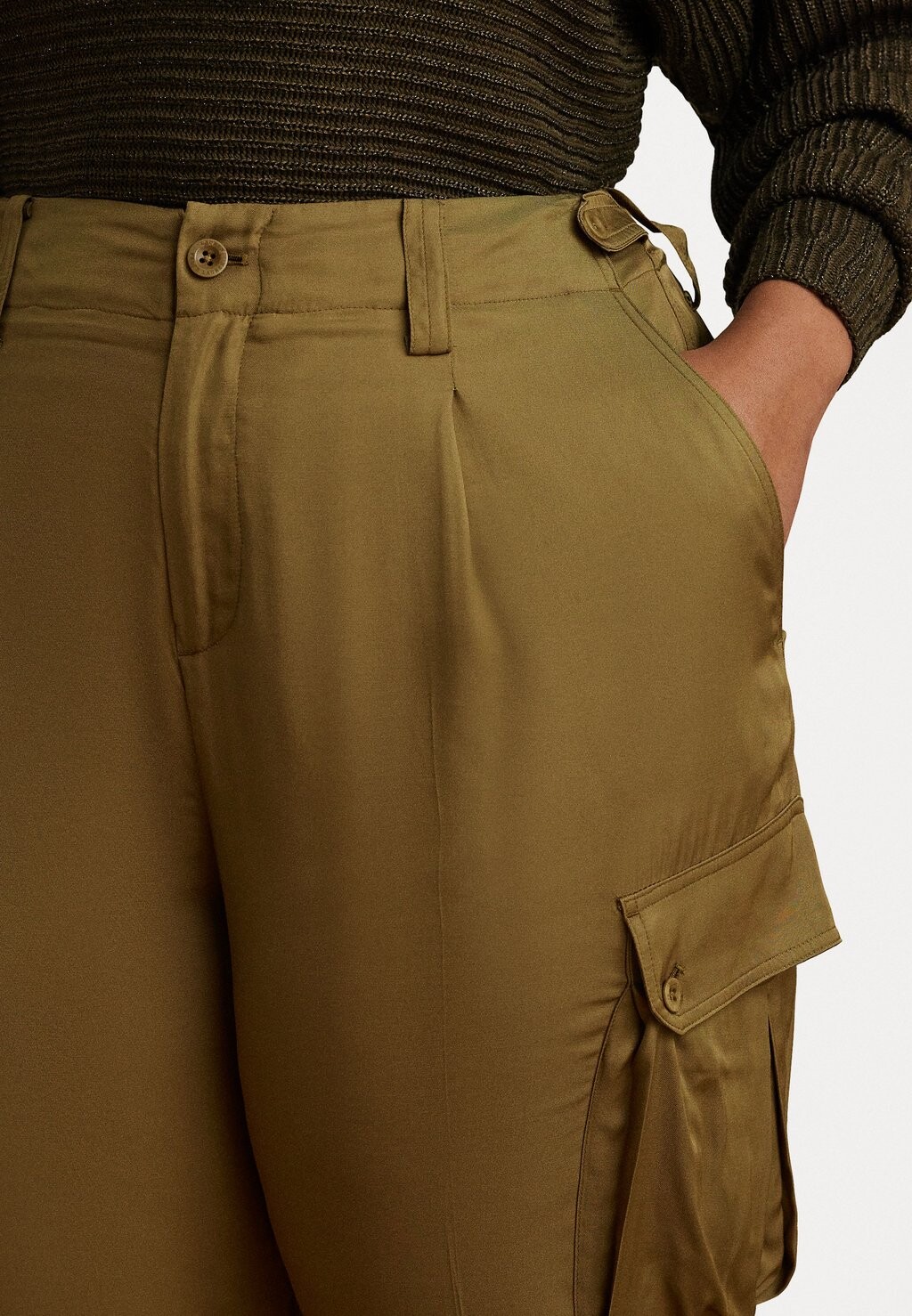 Брюки карго TWILL CARGO ANKLE PANT Lauren Ralph Lauren Woman, цвет Tan — фото 2