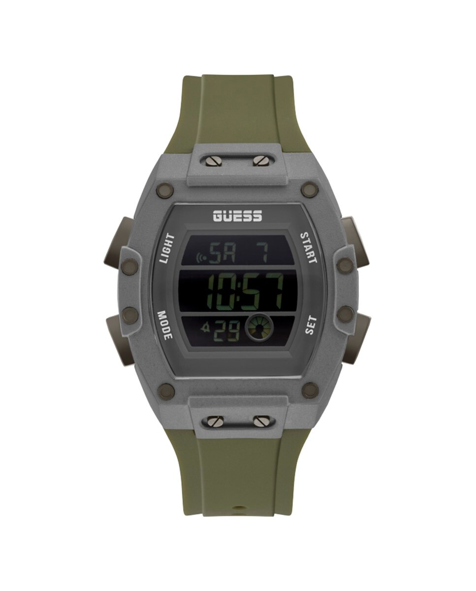 

Мужские часы Phoenix GW0340G3 из силикона и зеленого ремешка Guess, зеленый