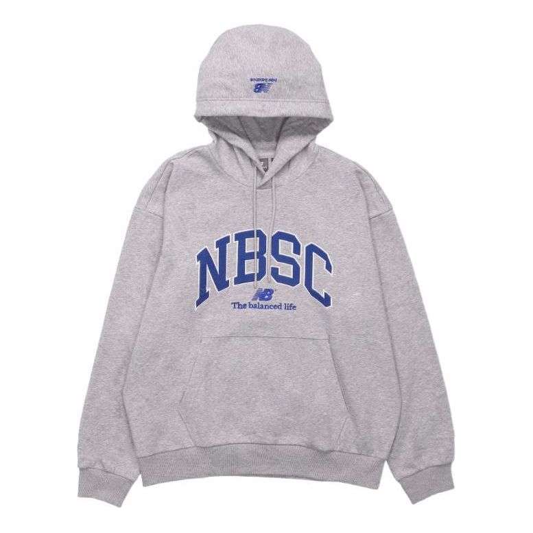 

Худи New Balance Logo Print Hoodie 'Grey Blue', серый