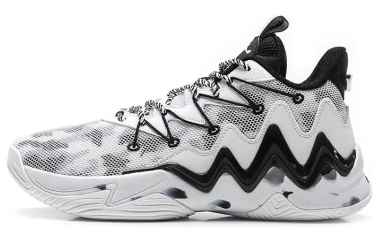 

Баскетбольные кроссовки Basketball Shoes Men Low-Top Black/White Qiaodan