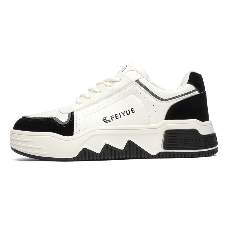 

Feiyue Низкие, износостойкие, противоскользящие кроссовки для скейтбординга, мужские, бежево-черные