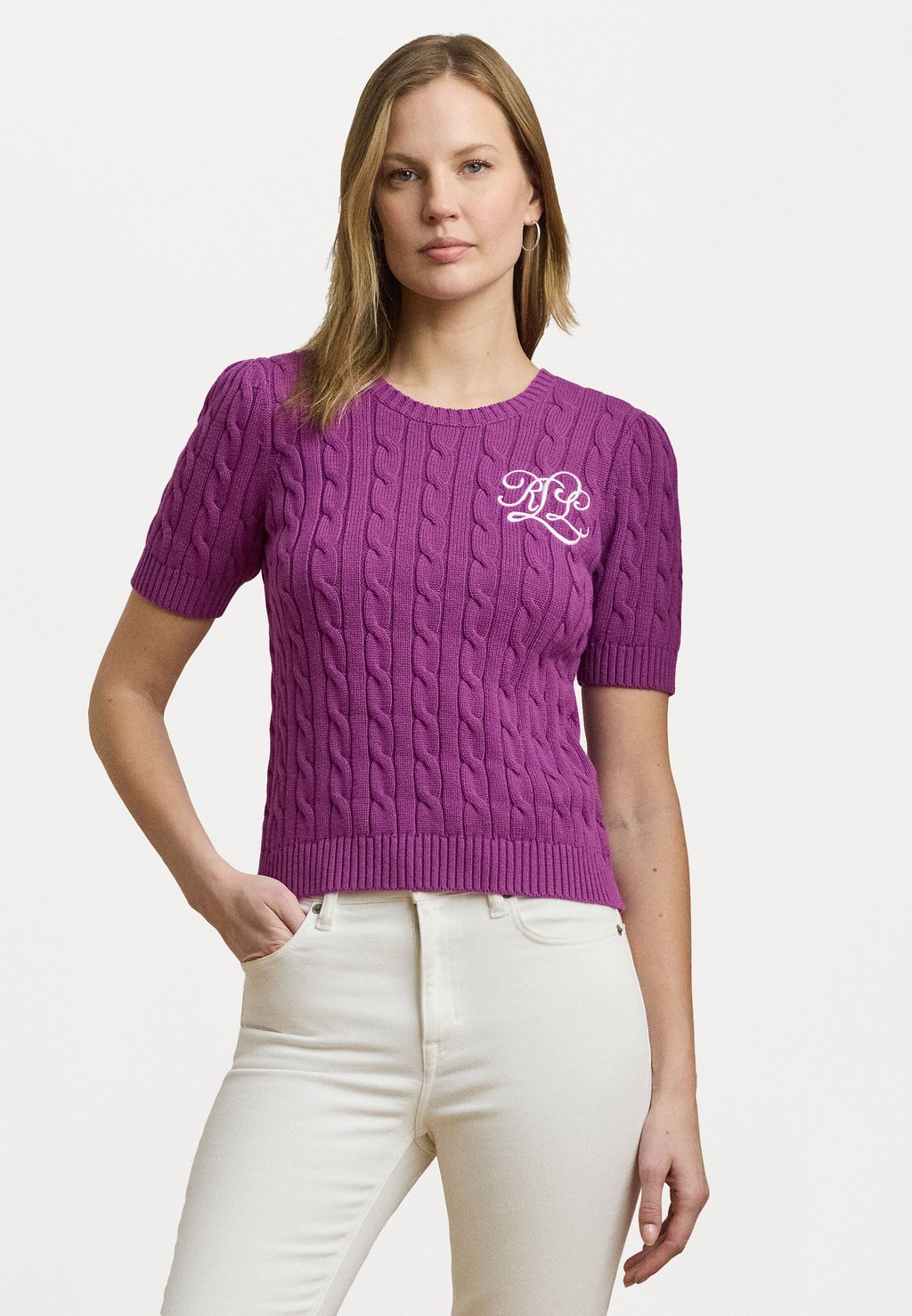 

Базовая футболка TARJYLL SHORT SLEEVE Lauren Ralph Lauren, цвет Purple Dawn