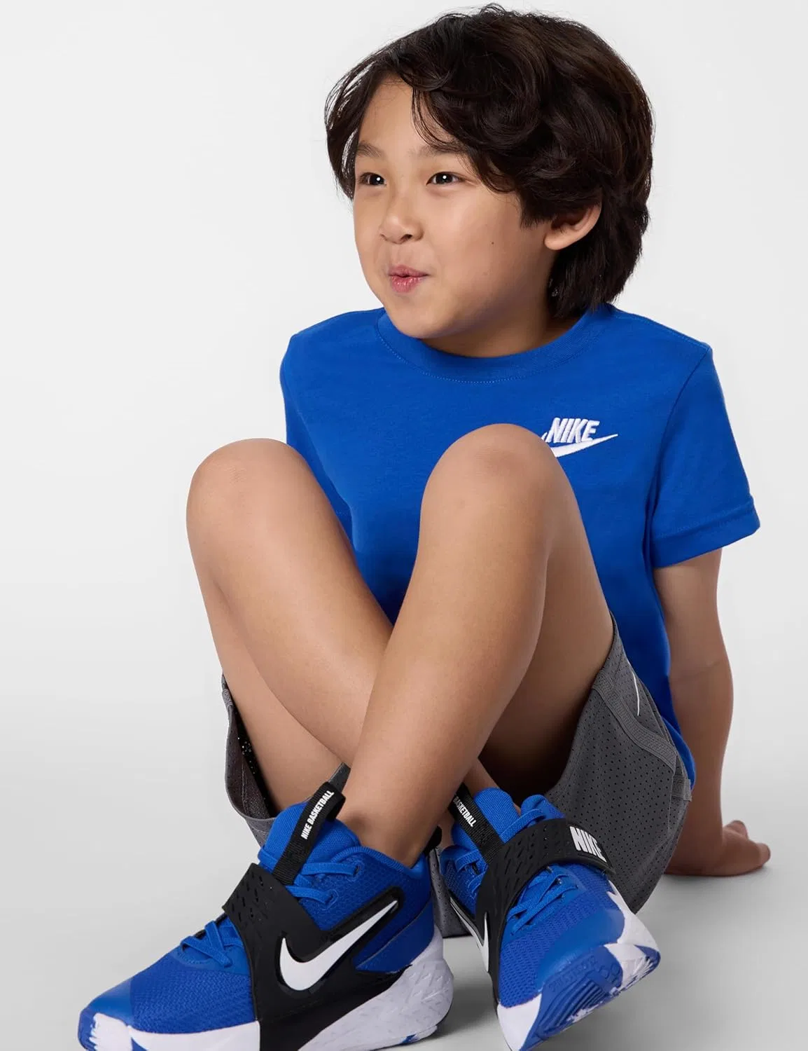 Футболка Nike Sportswear Club, девочковая, Game Royal — фото 4