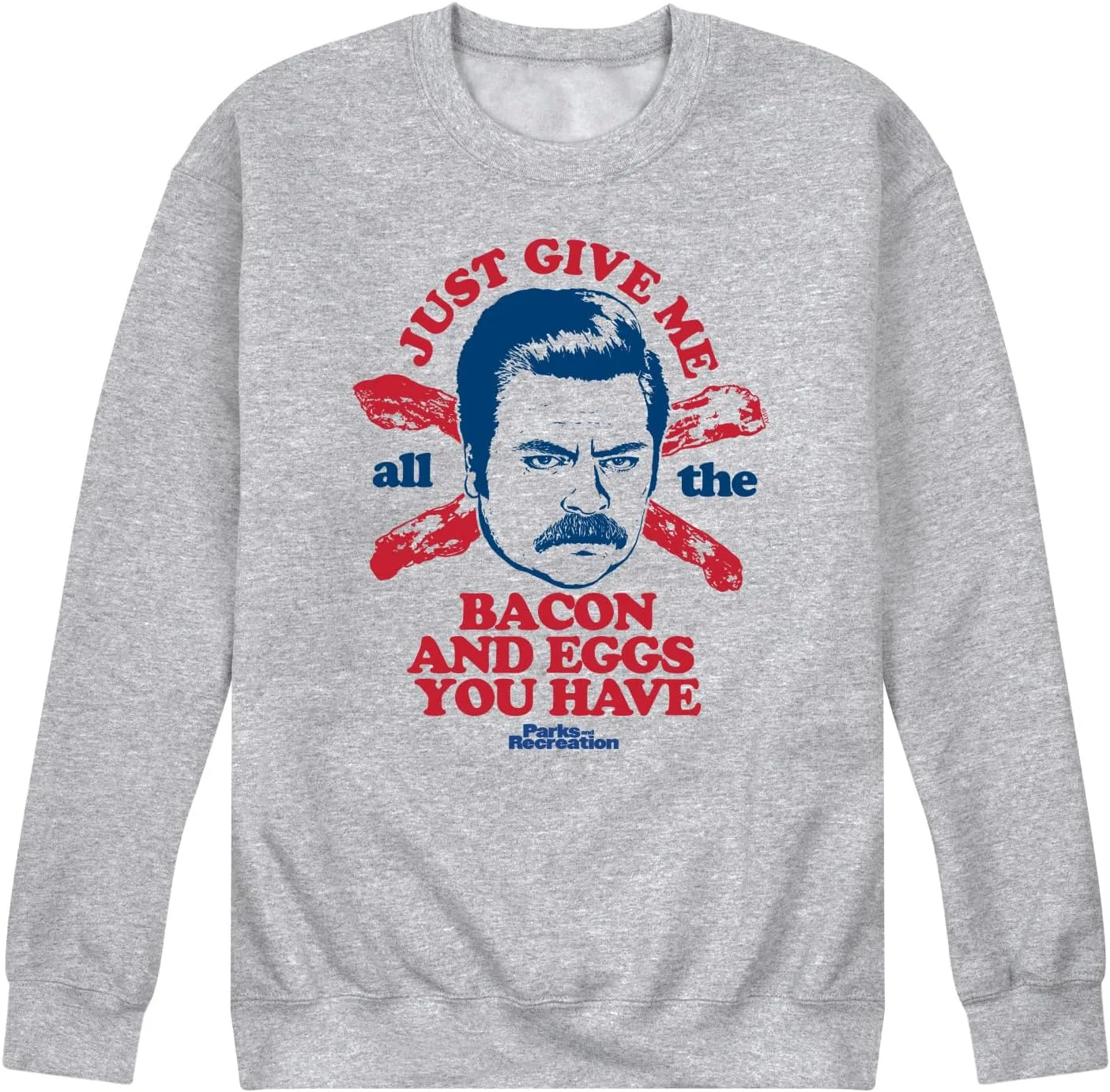 

Мужской флисовый пуловер Ron Bacon Eggs HYBRID APPAREL