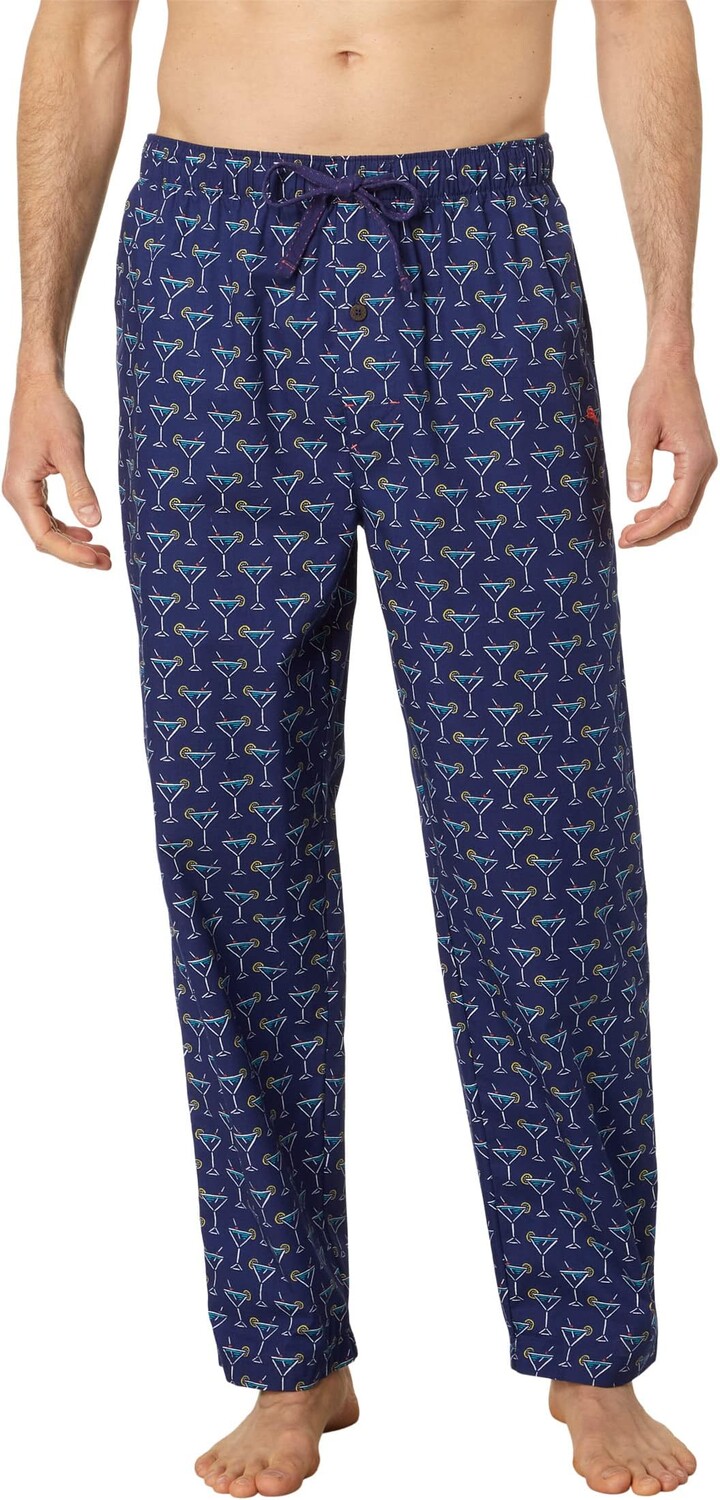 

Хлопковые тканые брюки Tommy Bahama, цвет Navy Cocktails