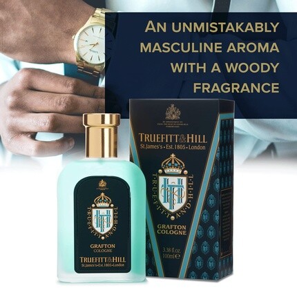 Grafton Cologne Классический мужской фужерный аромат 3,38 унции, Truefitt & Hill — фото 3