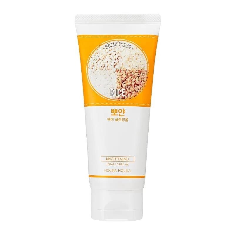 Пенка для умывания Holika Holika — Daily Fresh, осветляющая очищающая пенка с рисом, 150 мл — фото 2