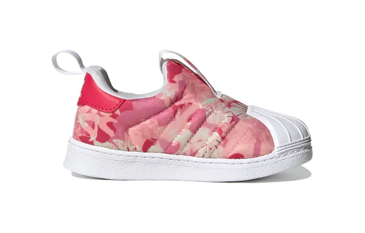 Детские кроссовки с удобной посадкой Superstar Collection Adidas Originals, Pink White — фото 4