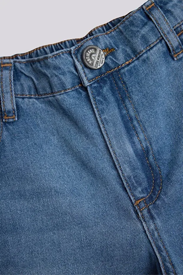 Детские шорты для мальчиков джинсовые Nebbati Basic, Denim — фото 3