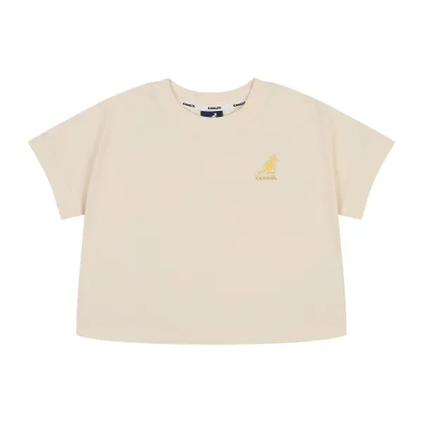 Футболка с логотипом, RB 2105, Kangol Kids, слоновая кость