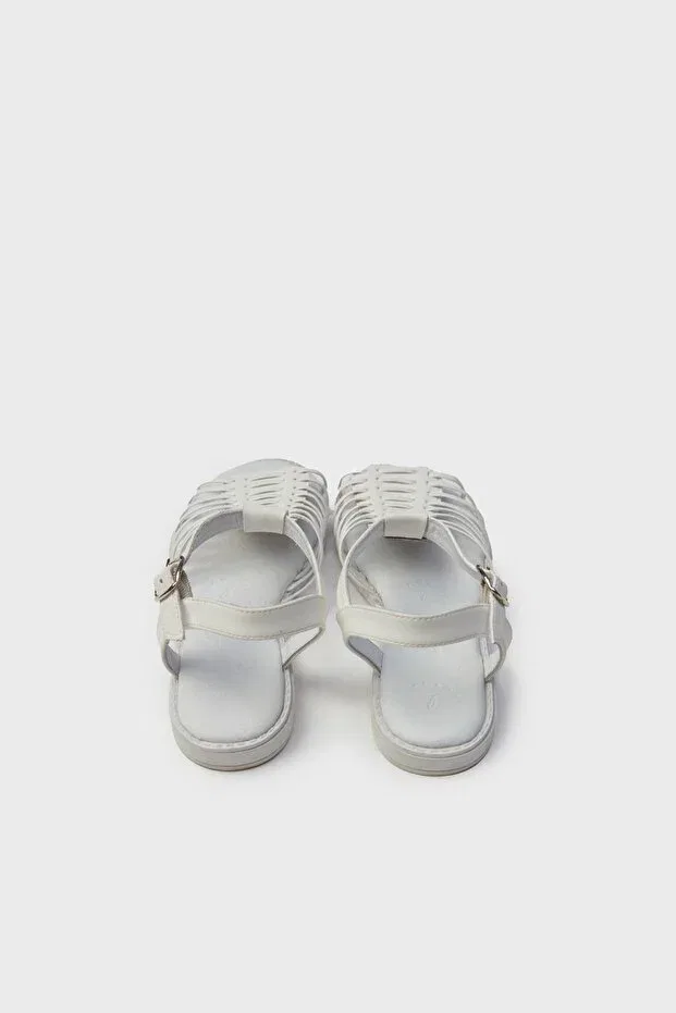 Детские туфли для девочек из искусственной кожи Tyess, White — фото 2