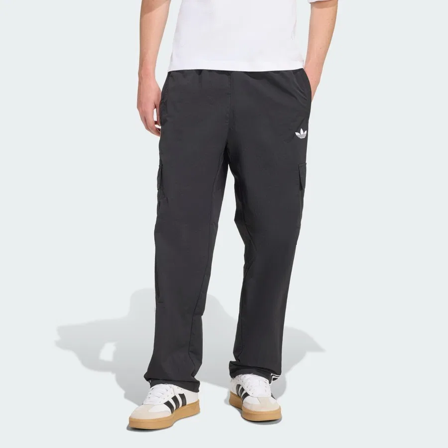Штаны карго с 3 полосками Adicolor Classics, Adidas, Черный