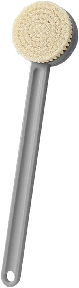 Щетка для тела с длинной ручкой, Generic, 41x9 см, Grigio