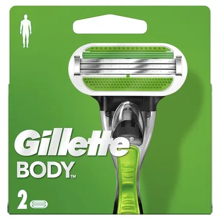 Сменные лезвия для бритья Gillette Body, 2 шт.