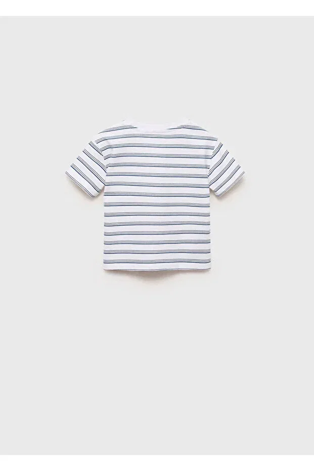 Детское для девочек футболка с принтом Snoopy Mango Baby, Off White — фото 2