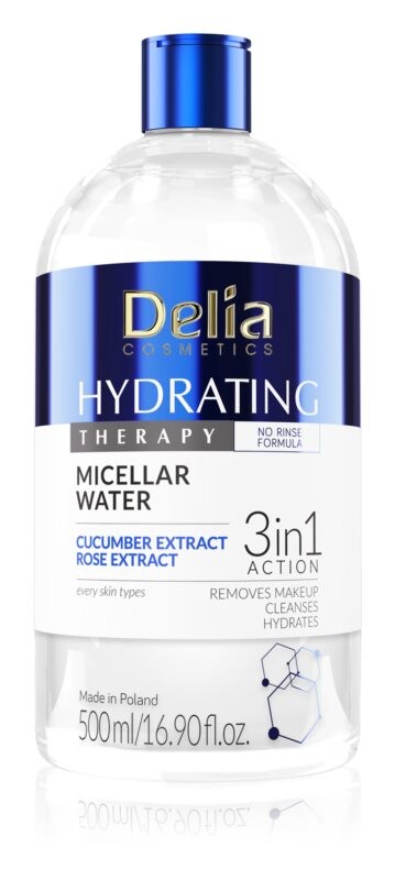 

Мицеллярная вода 3 в 1 Delia Cosmetics Hydrating Therapy