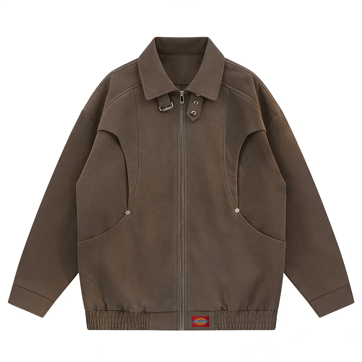 Детская куртка с воротником-лацканом Dickies, Coffee