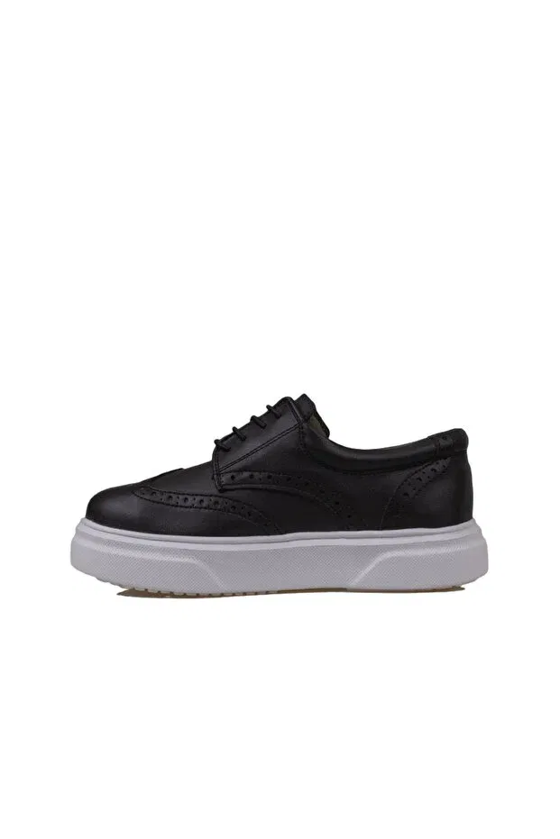 Детские кеды для мальчиков из экокожи Trend Adımlar, Black — фото 4