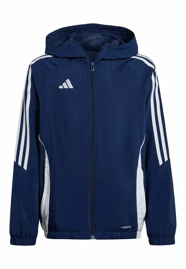 Ветровка Tiro 24 для детей Adidas Performance, белый/темно-синий