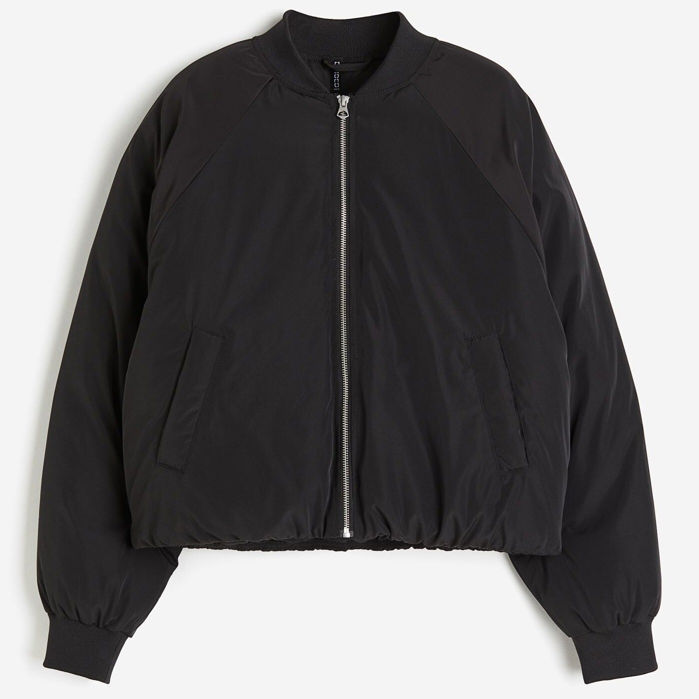 

Куртка H&M Padded Bomber, черный