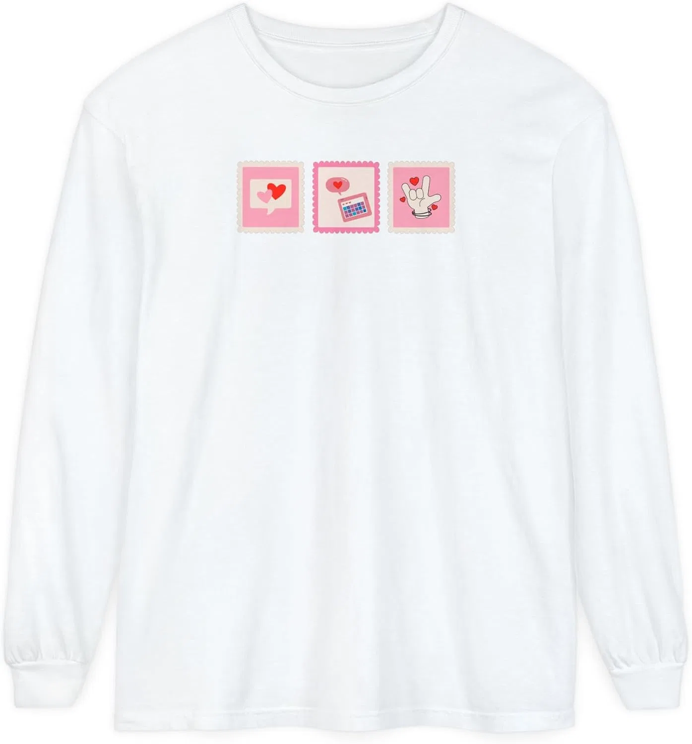 Женская футболка с длинным рукавом Speech Therapy Comfort Colors, White