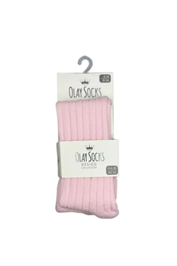 Детские колготки хлопковые для девочек Olay Socks, Pink
